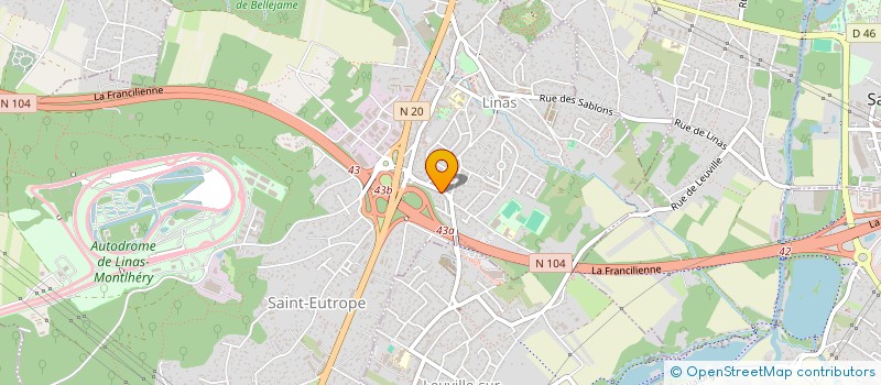 localisation de l'entreprise MONSIEUR FRANCOIS JACOUD à LINAS