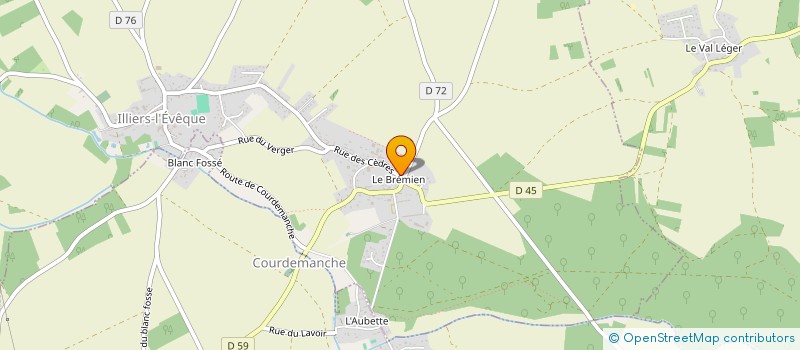 localisation de l'entreprise MONSIEUR FRANCOIS JACQ à ILLIERS-L'EVEQUE