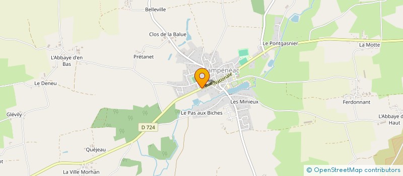 localisation de l'entreprise MONSIEUR FRANCOIS JACQ  CAMPENEAC