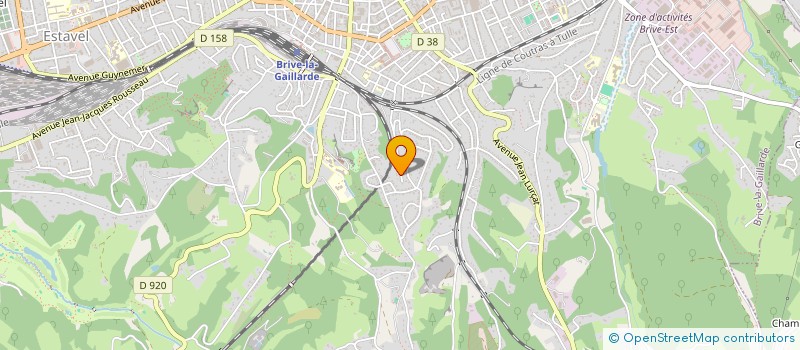 localisation de l'entreprise MONSIEUR FRANCOIS JACQUART  BRIVE-LA-GAILLARDE