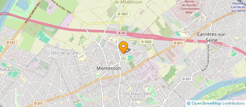 localisation de l'entreprise MONSIEUR FRANCOIS JACQUELIN  MONTESSON