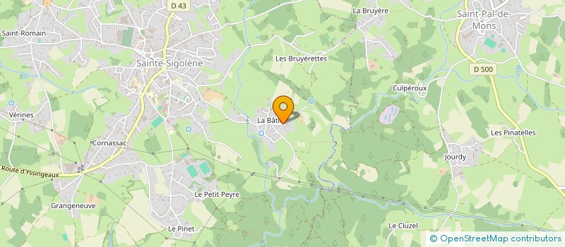 localisation de l'entreprise MONSIEUR FRANCOIS JACQUES  SAINTE-SIGOLENE