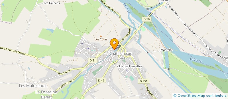 localisation de l'entreprise MONSIEUR FRANCOIS-JACQUES WEIL à CHATILLON-SUR-LOIRE