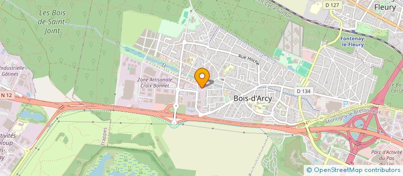 localisation de l'entreprise MONSIEUR FRANCOIS JACQUET  BOIS D ARCY