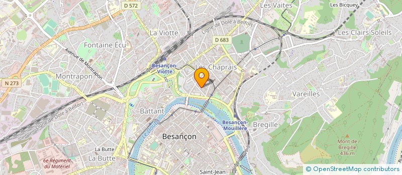 localisation de l'entreprise MONSIEUR FRANCOIS JACQUIER à BESANCON