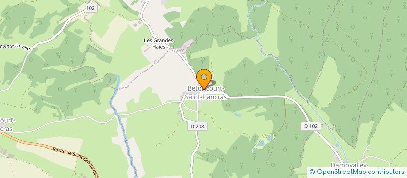 localisation de l'entreprise MONSIEUR FRANCOIS JACQUOT  BETONCOURT-SAINT-PANCRAS