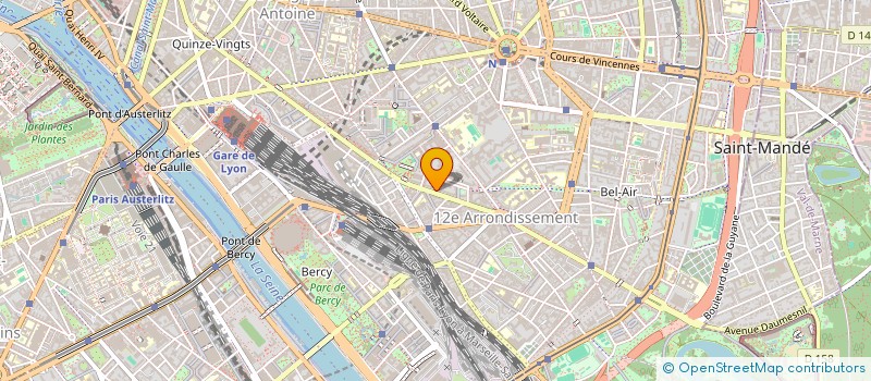 localisation de l'entreprise MONSIEUR FRANCOIS JADRAQUE  PARIS