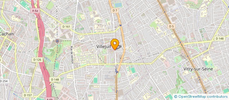 localisation de l'entreprise MONSIEUR FRANCOIS JAGET  VILLEJUIF