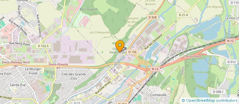 localisation de l'entreprise MONSIEUR FRANCOIS JAGUIN à DREUX