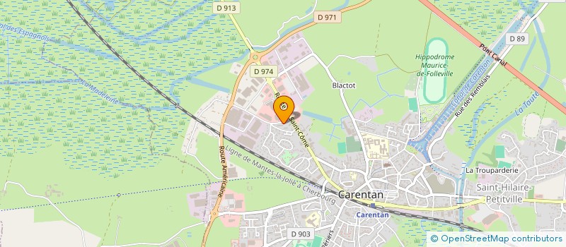 localisation de l'entreprise MONSIEUR FRANCOIS JAKIMOWICZ  CARENTAN-LES-MARAIS