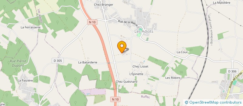 localisation de l'entreprise MONSIEUR FRANCOIS JALLADEAU à CONDAC