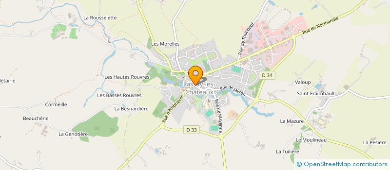 localisation de l'entreprise MONSIEUR FRANCOIS JALLU  LASSAY-LES-CHATEAUX