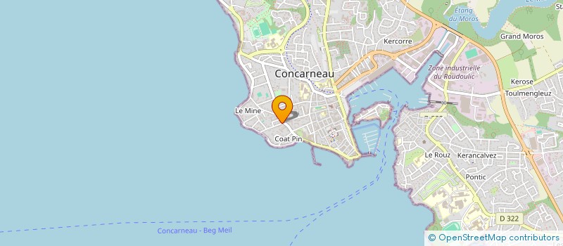 localisation de l'entreprise MONSIEUR FRANCOIS JAMBOU à CONCARNEAU