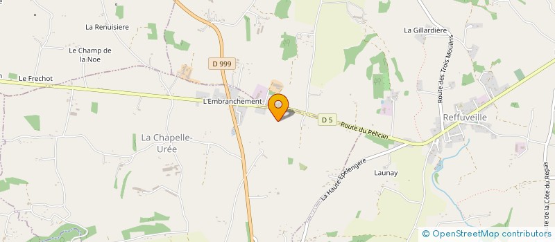 localisation de l'entreprise MONSIEUR FRANCOIS JAMMES  LA CHAPELLE-UREE