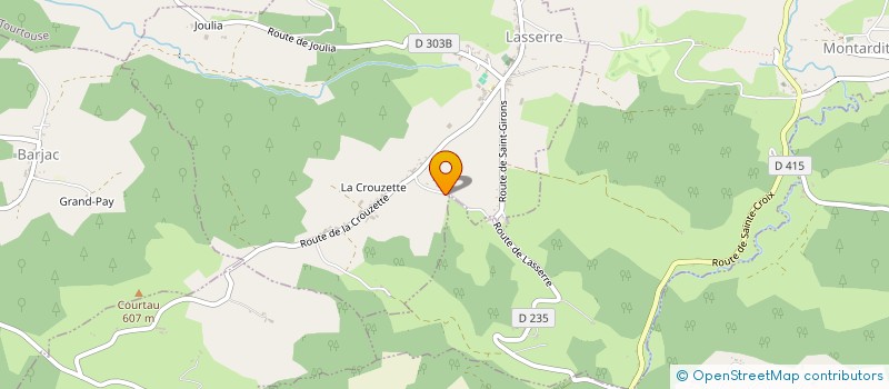 localisation de l'entreprise MONSIEUR FRANCOIS JAMMET à MONTARDIT