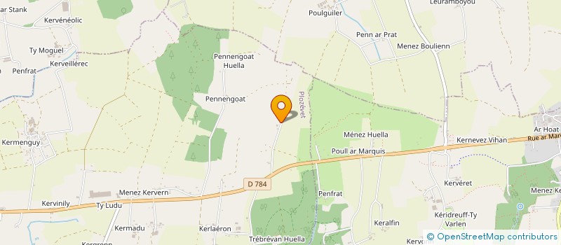 localisation de l'entreprise MONSIEUR FRANCOIS JAOUEN  PLOZEVET