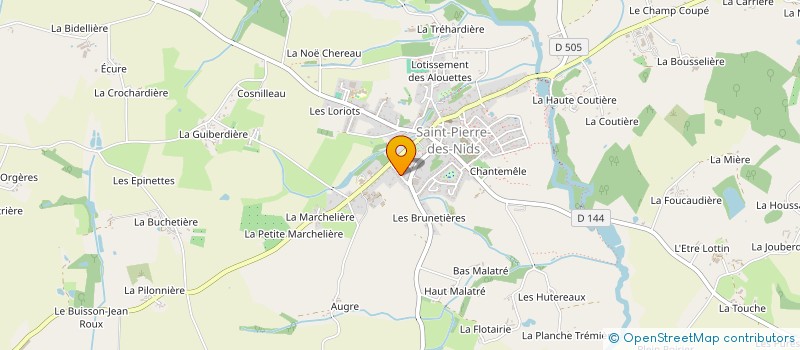 localisation de l'entreprise MONSIEUR FRANCOIS JARRY  SAINT-PIERRE-DES-NIDS