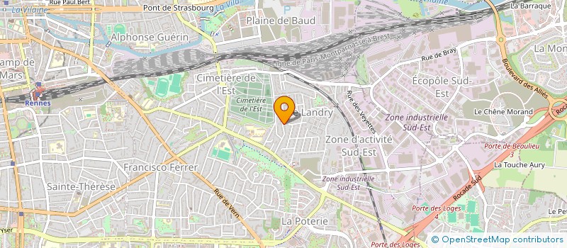 localisation de l'entreprise MONSIEUR FRANCOIS JARY  RENNES