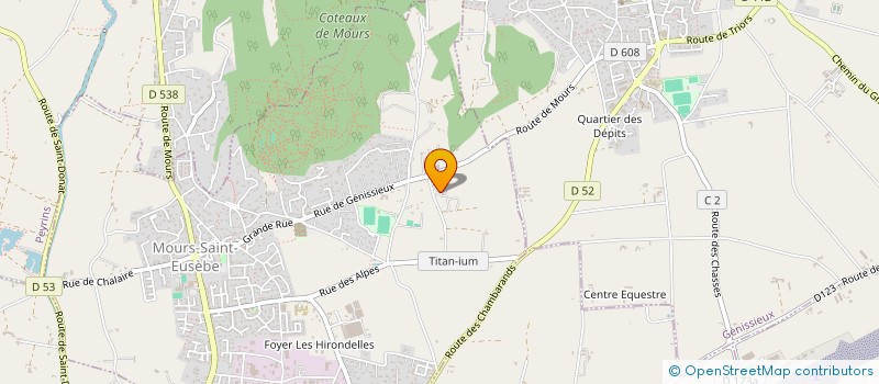 localisation de l'entreprise MONSIEUR FRANCOIS JAY  MOURS-SAINT-EUSEBE