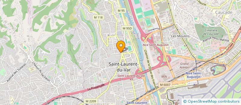 localisation de l'entreprise MONSIEUR FRANCOIS JEAN FERRASSE à SAINT-LAURENT-DU-VAR