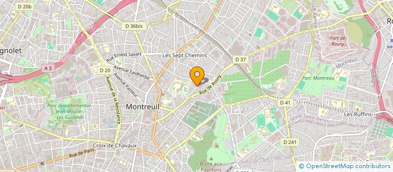 localisation de l'entreprise MONSIEUR FRANCOIS JEANNEAU à MONTREUIL