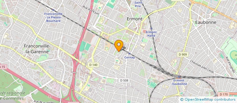 localisation de l'entreprise MONSIEUR FRANCOIS JEANNIN  ERMONT