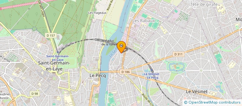 localisation de l'entreprise MONSIEUR FRANCOIS JEANNIN  LE PECQ