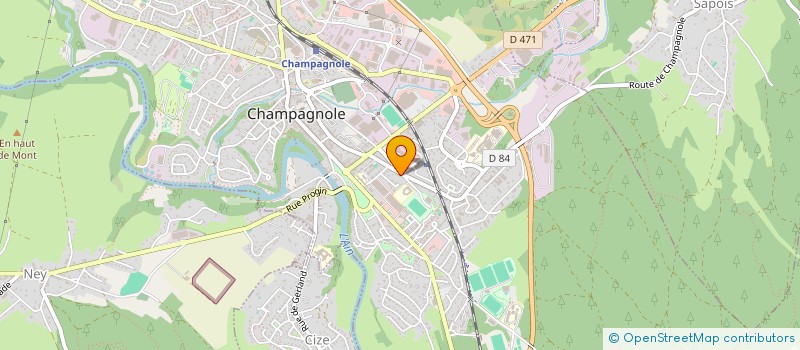 localisation de l'entreprise MONSIEUR FRANCOIS JEANPARIS à CHAMPAGNOLE
