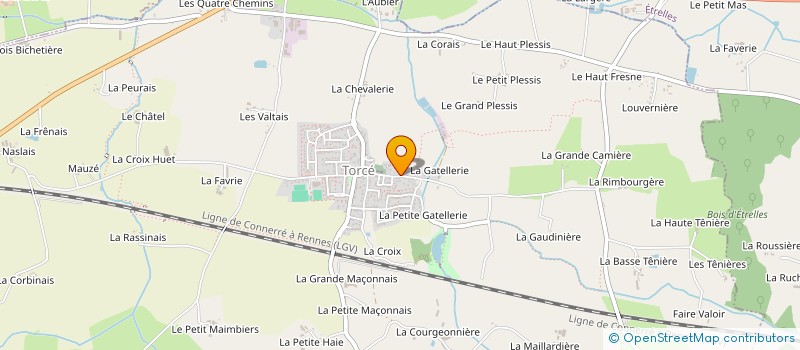 localisation de l'entreprise MONSIEUR FRANCOIS JEULAND  TORCE