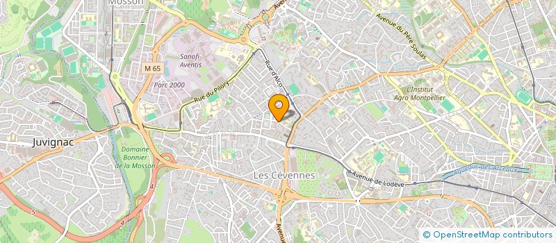 localisation de l'entreprise MONSIEUR FRANCOIS JIJBOU à MONTPELLIER