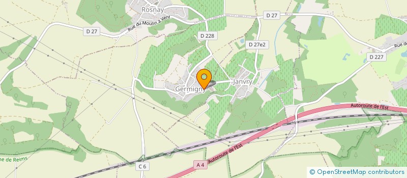 localisation de l'entreprise MONSIEUR FRANCOIS-JOCELYN WIEBOUW  GERMIGNY