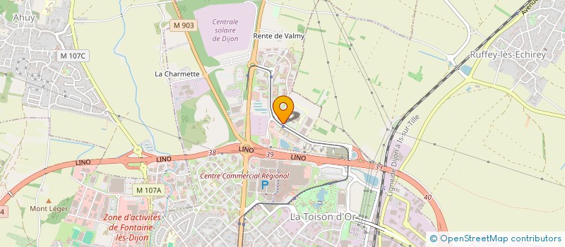 localisation de l'entreprise MONSIEUR FRANCOIS JOLLY  DIJON