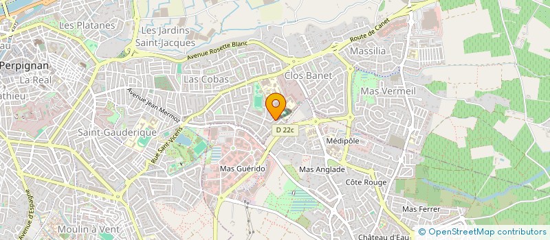 localisation de l'entreprise MONSIEUR FRANCOIS JORGE  PERPIGNAN