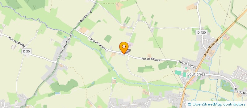 localisation de l'entreprise MONSIEUR FRANCOIS JOSEPH CATOIRE  COUTICHES