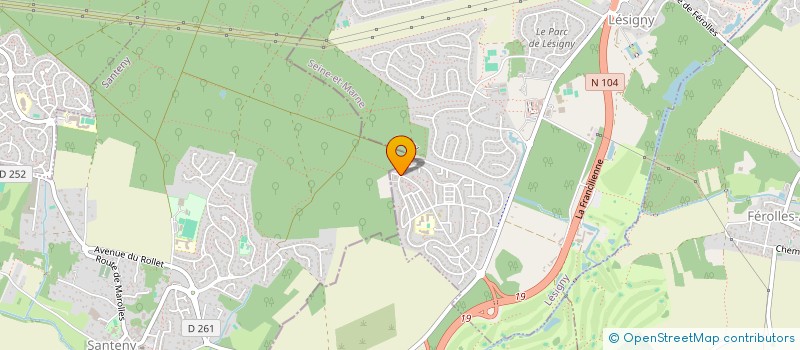 localisation de l'entreprise MONSIEUR FRANCOIS-JOSEPH CAZONIS  LESIGNY