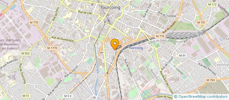 localisation de l'entreprise MONSIEUR FRANCOIS-JOSEPH RODRIGO à TOURCOING