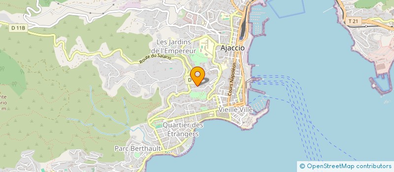 localisation de l'entreprise MONSIEUR FRANCOIS JOSEPH SANTAMARIA à AJACCIO