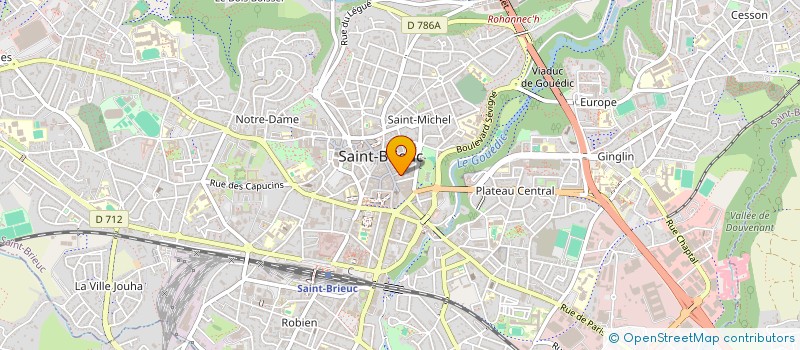 localisation de l'entreprise MONSIEUR FRANCOIS JOUAN à SAINT-BRIEUC