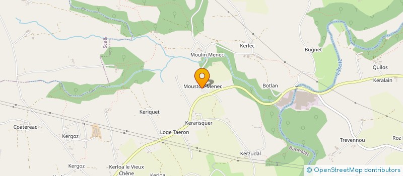 localisation de l'entreprise MONSIEUR FRANCOIS JOUBERT  BANNALEC