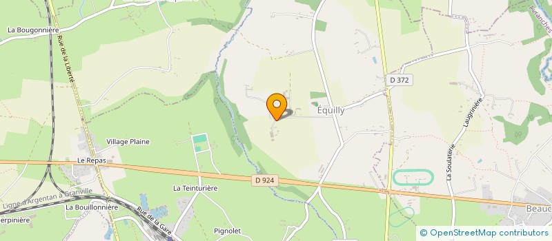 localisation de l'entreprise MONSIEUR FRANCOIS JOUENNE  EQUILLY