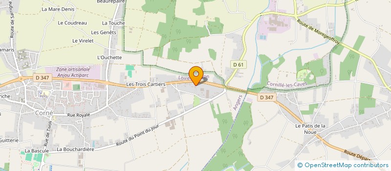 localisation de l'entreprise MONSIEUR FRANCOIS JOUET  LOIRE-AUTHION