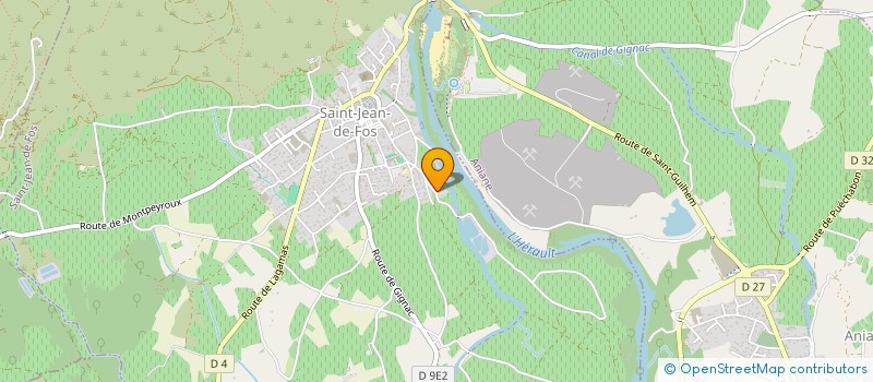 localisation de l'entreprise MONSIEUR FRANCOIS JOULLIE  SAINT-JEAN-DE-FOS