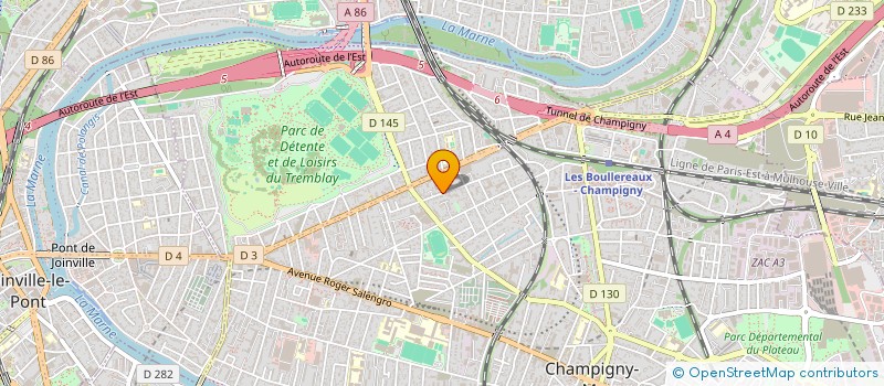 localisation de l'entreprise MONSIEUR FRANCOIS JOURDAIN  CHAMPIGNY-SUR-MARNE