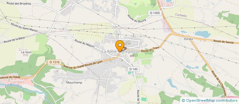 localisation de l'entreprise MONSIEUR FRANCOIS JOURDAN  LA BATIE-MONTGASCON