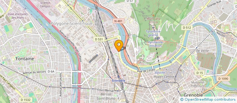 localisation de l'entreprise MONSIEUR FRANCOIS JOUVEL  GRENOBLE