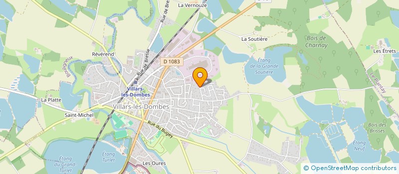 localisation de l'entreprise MONSIEUR FRANCOIS JUAN  VILLARS-LES-DOMBES
