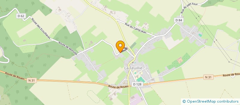 localisation de l'entreprise MONSIEUR FRANCOIS JUGUET  LA FEUILLIE