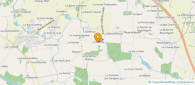 localisation de l'entreprise MONSIEUR FRANCOIS JUHEL  SAINT-GONDRAN