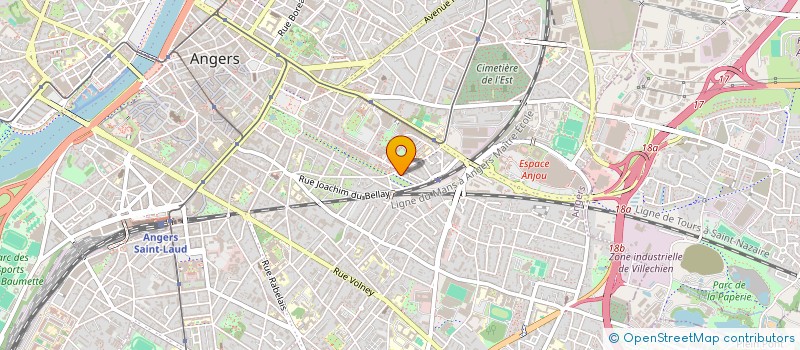 localisation de l'entreprise MONSIEUR FRANCOIS JUIN à ANGERS