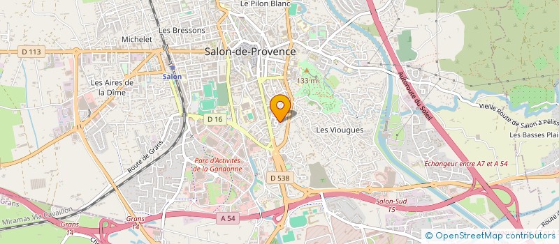 localisation de l'entreprise MONSIEUR FRANCOIS-JULIEN ALCARAZ  SALON-DE-PROVENCE